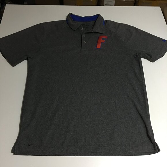 Nike Other - Florida Gators UF Nike Mens Medium Gray Polo Shirt